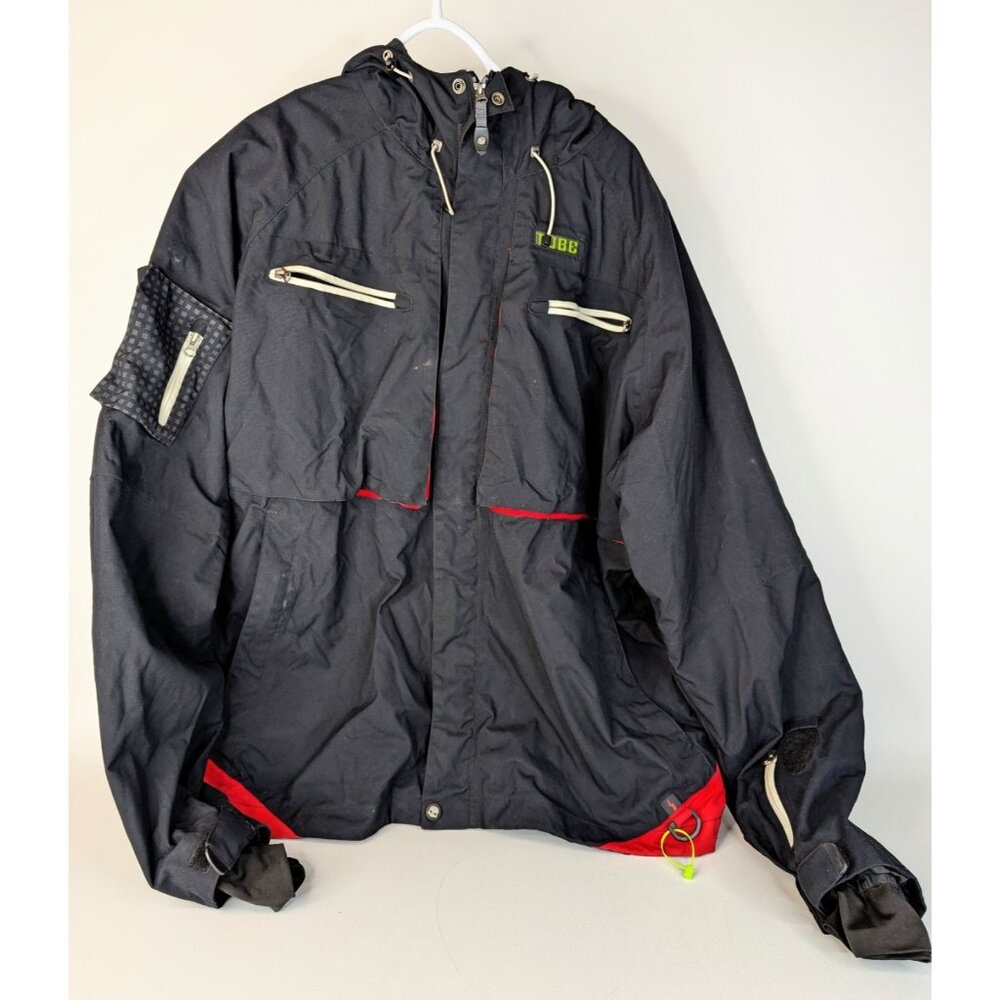 Tobe Outerwear Men’s XXL Insulated Snowmobile Jacket – Black 2XL